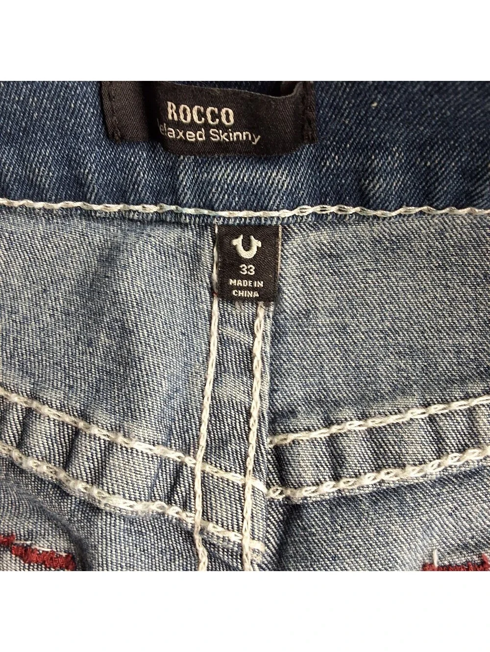 True Religion Rocco Relaxed Skinny Jeans W33 L32
